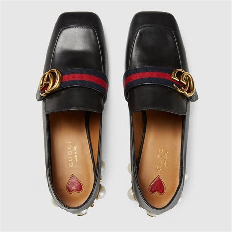 gucci loafers ladies|Gucci loafer with heel.